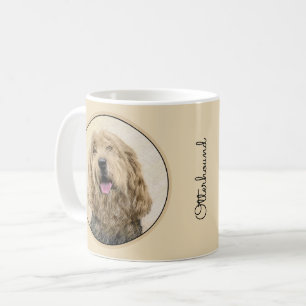 Caneca De Café Pintura de Otterhound - Arte de Cachorro Original 