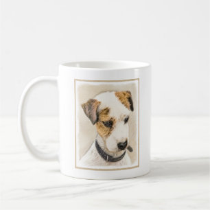 Caneca De Café Pintura de Parson Jack Russell Terrier - Arte Cani