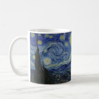 Caneca De Café Pintura de Starry Night Vincent van Gogh
