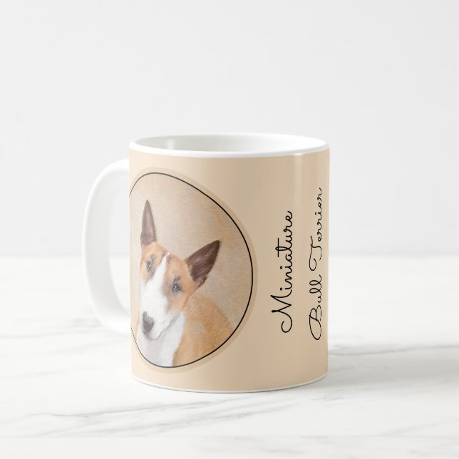 Caneca De Café Pintura de Touro Miniatura - Original Cujo (Frente Esquerda)