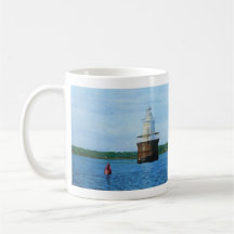 Pintura do Farol do Canal de Lubec
