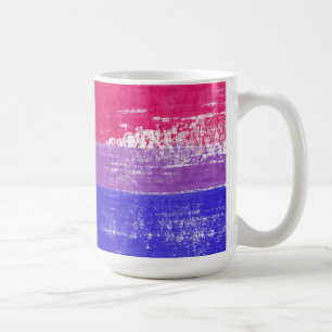 Caneca De Café Pintura do Orgulho Bissexual