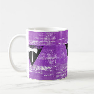 Caneca De Café Pintura do Orgulho Lésbico (Labrys)