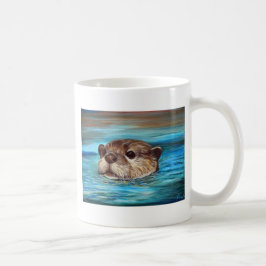 Caneca De Café Pintura do Rio Otter