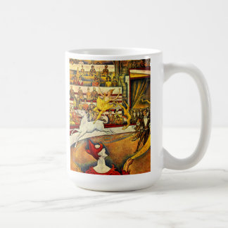 Caneca De Café pintura do seurat - o circo