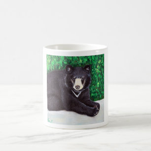 Caneca De Café Pintura do Urso Negro