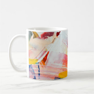 Caneca De Café pintura em fundo de abstrato pintado,pincel,abstra