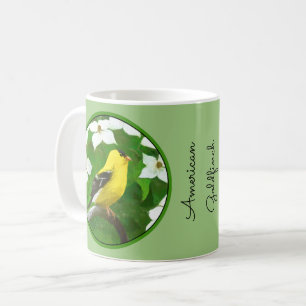Caneca De Café Pintura Goldfinch - Arte Cachorra Original