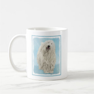Caneca De Café Pintura Komondor - Arte Cachorra Original