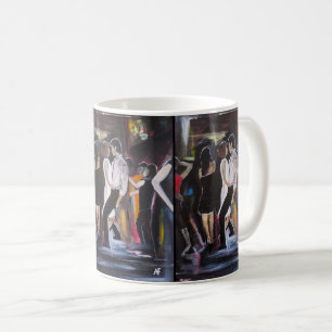 Caneca De Café Pintura Mambo Night por Alfred Fox