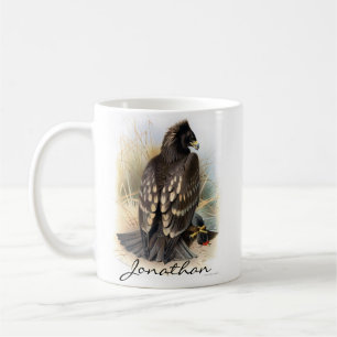 Caneca De Café Pintura manchada vintage de Eagle