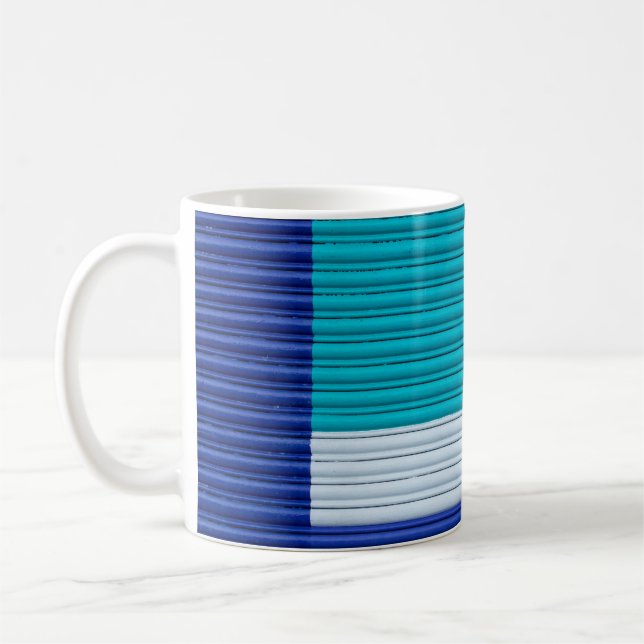 Caneca De Café Pintura multicolor de abstrato (Esquerda)
