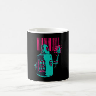 Caneca De Café Pintura | Robot Spray Pintura — Código do Bar