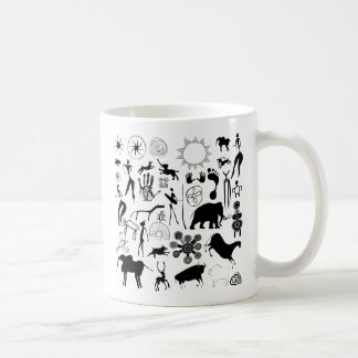 Caneca De Café Pinturas nas cavernas - arte primeva