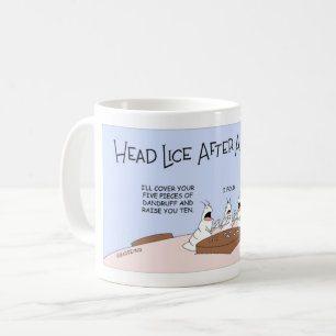 Caneca De Café Piolhos principais após um corte do zumbido