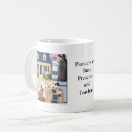 Caneca De Café Pioneiros são Pregadores e Professores Atarefados