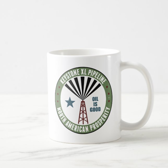 Caneca De Café Pipeline Keystone XL (Direita)