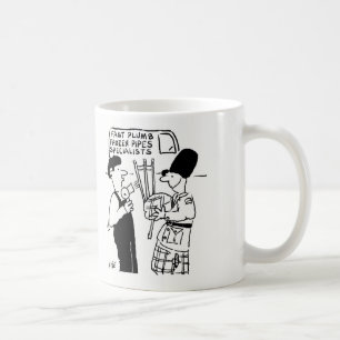 Caneca De Café Pipes Congelados - Canalizador auxilia Homem com B