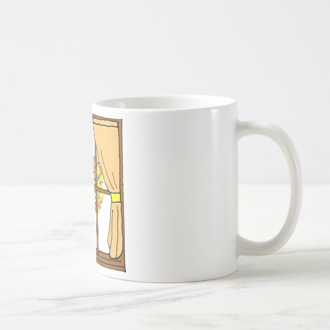 Caneca De Café Pipoca estalando na árvore de abricó (Direita)
