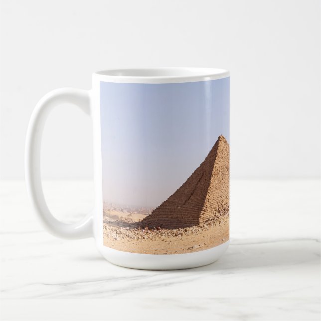 Caneca De Café Pirâmides do Egito Coffee Mug (Esquerda)