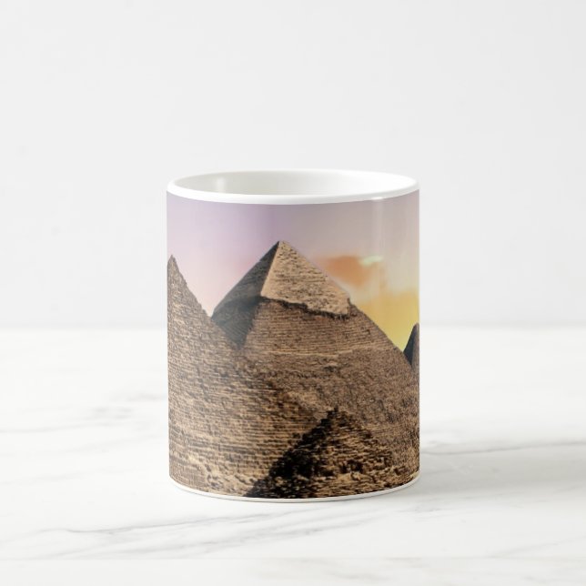 Caneca De Café Pirâmides do Egito Esfinge de Khufu Foto Lembrança (Centro)
