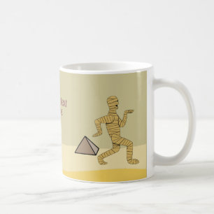 Caneca De Café Pirâmides egípcias da mamã dos desenhos animado