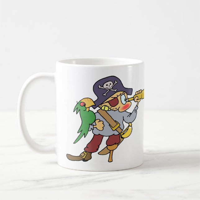 Caneca De Café Pirata (Esquerda)