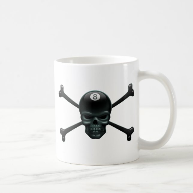 Caneca De Café pirata de 8 bolas (Direita)