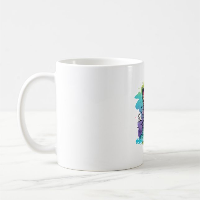 Caneca De Café Pirata de Cachorro german shepherd (Esquerda)