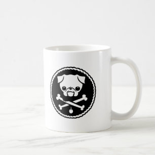 Caneca De Café Pirata do Pug