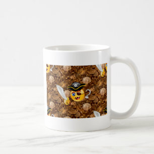 Caneca De Café pirata do tesouro emoji