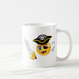Caneca De Café pirata emoji