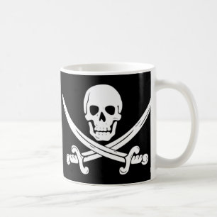 Caneca De Café Pirata - morte antes do Decaf
