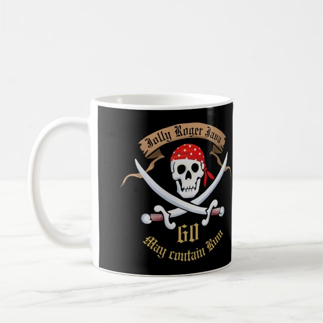 Caneca De Café Pirata Personalizada (Esquerda)