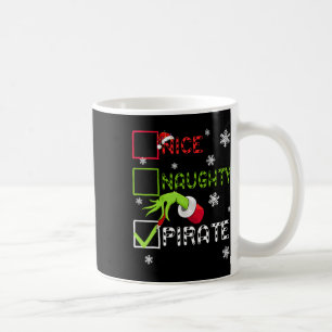 Caneca De Café Pirata Travesso Engraçado Natal Xmas Homens Mulher