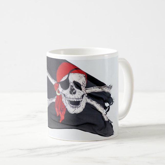 Caneca De Café Piratas (Frente Esquerda)