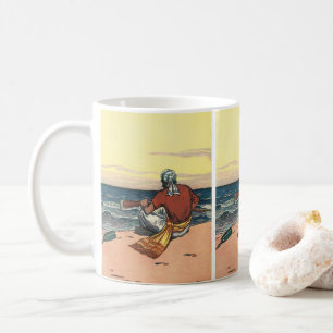 Caneca De Café Piratas Antigos, Encalhados em uma Ilha Deserta