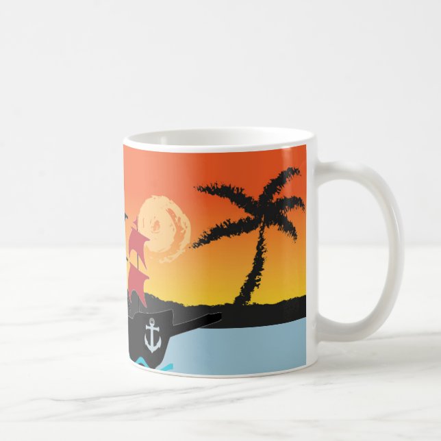 Caneca De Café Piratas Naviam Mug (Direita)