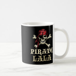 Caneca De Café Pirate Lala Skull Correspondendo Avó Halloween Cos