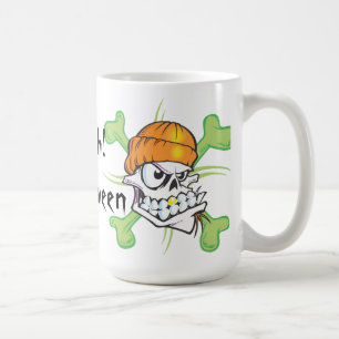 Caneca De Café Pirate Skull Halloween