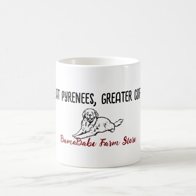 Caneca De Café Pirenéus excelentes - Maior Mug de Café (Centro)