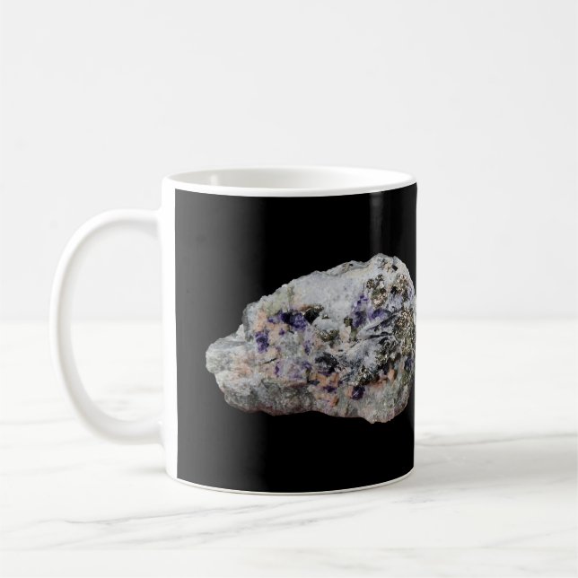 Caneca De Café Pirite Fluorite Tourmaline (Esquerda)