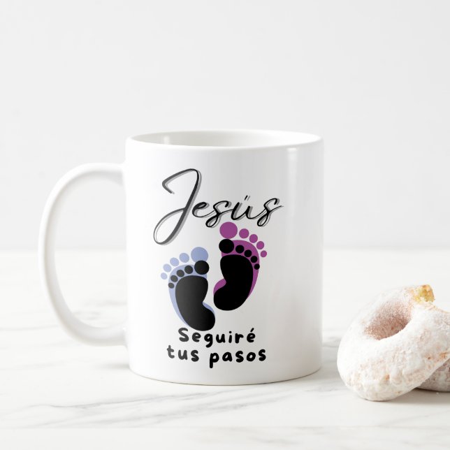Caneca De Café Pisadas (Com Donut)