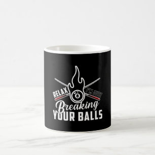 Caneca De Café Piscina Snooker 8 Ball Billiard Billiards Engraçad