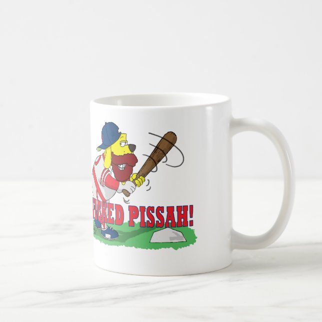 Caneca De Café Pissah-Basebol mau (Direita)