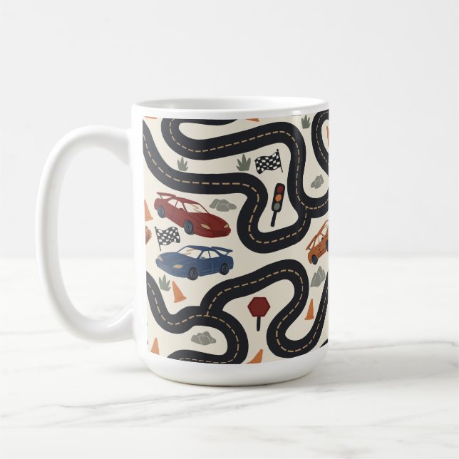 Caneca De Café Pista de Corrida (Esquerda)