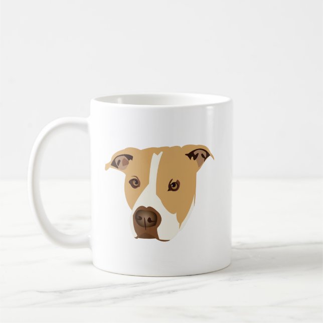 Caneca De Café Pitbull (Esquerda)