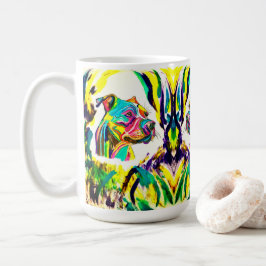 Caneca De Café Pitbull Love Mug