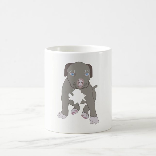 Caneca De Café Pitbull Puppy (Centro)