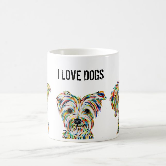 Caneca De Café Pitbull Terrier Spaniel Love Cogs Mug (Centro)